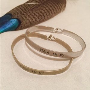 ❤️”MADE IN NY” Bangle bracelets❤️